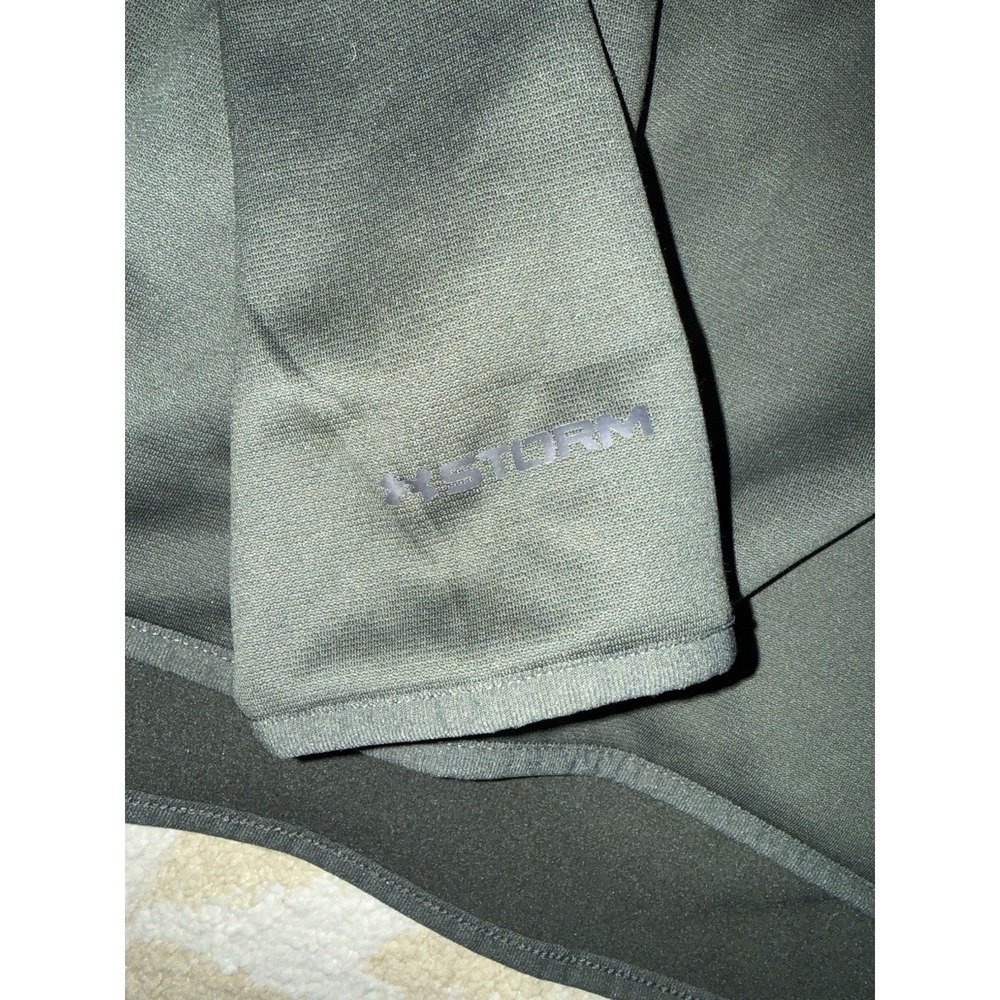 UNDER ARMOUR UA Storm Fleece ½ Zip Jacket with pockets Men's Medium Olive Green - Picture 2 of 5